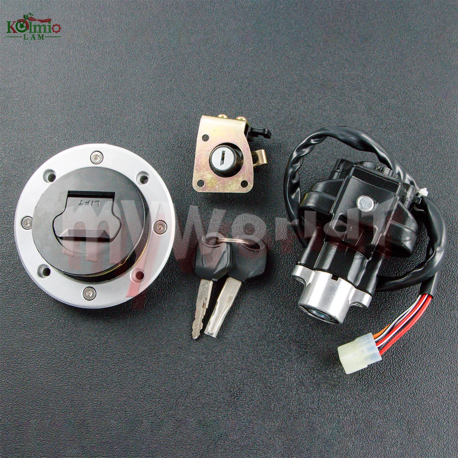 Fit For Suzuki Katana GSX600F GSX750F GSX1200 GSX1400  Gas Cap Lock Key Ignition Switch Seat