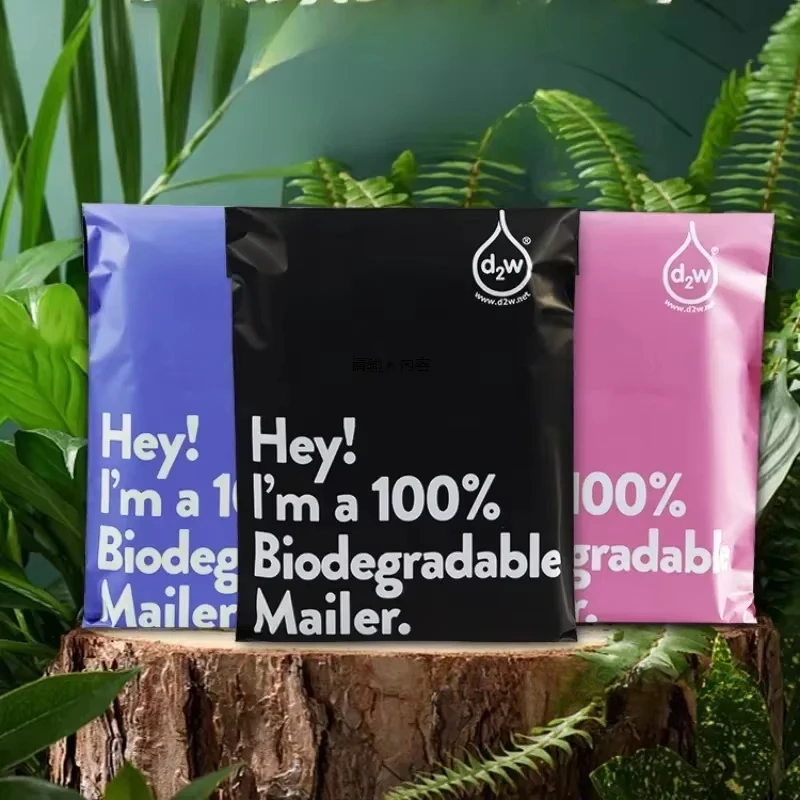 

100% D2W Biodegradable Envelope Mailing Bags Self Adhesive Seal Express Postal Pouch Bag Eco-Friendly Clothing Waterproof Pouch