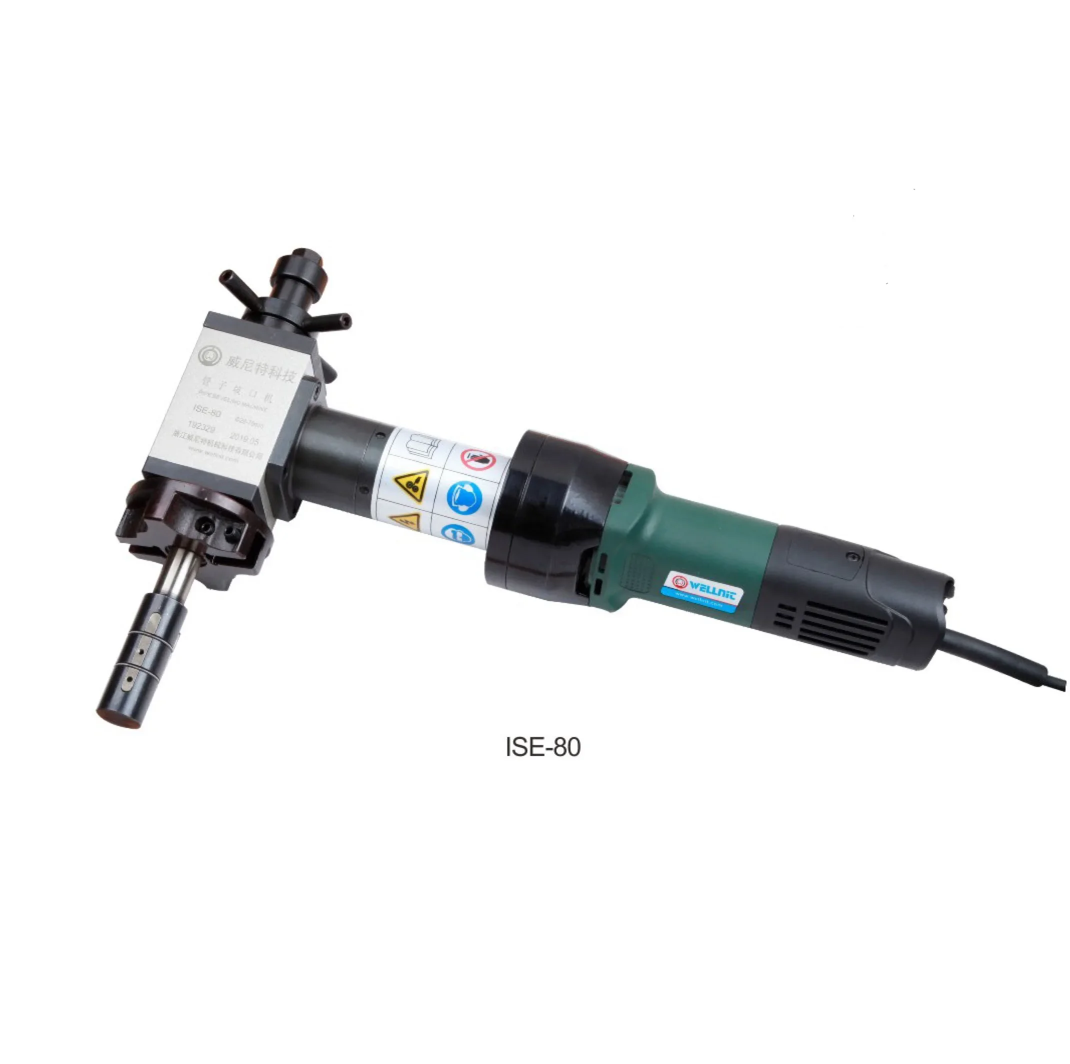 เครื่องลบคมท่อแบบพกพา ใช้ไฟฟ้าและลม ขนาด 18-28 มม. รุ่น ISE-30