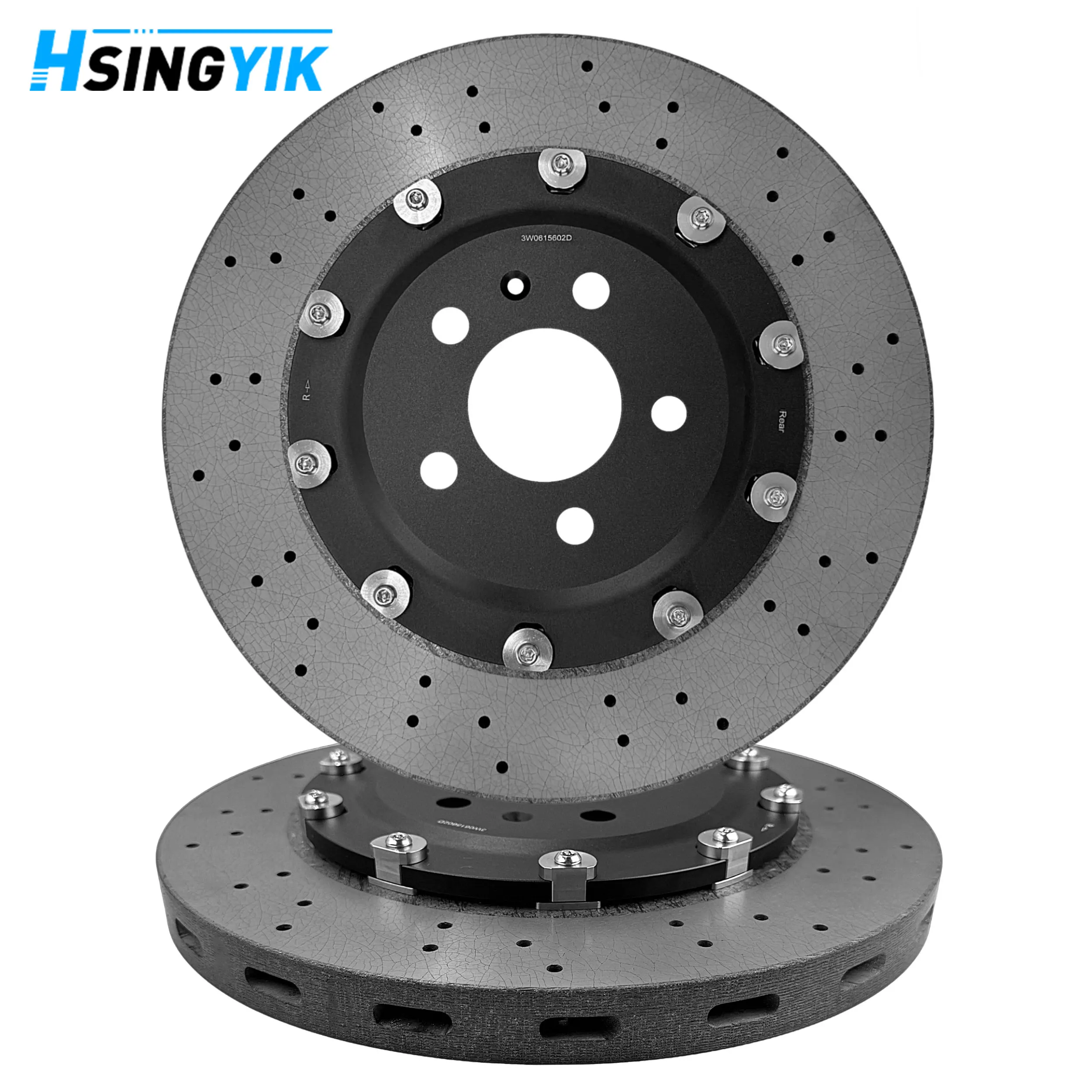 Racing Front Rear 3W0615601H 3W0615602D Carbon Ceramic Brake Disc For Bentley