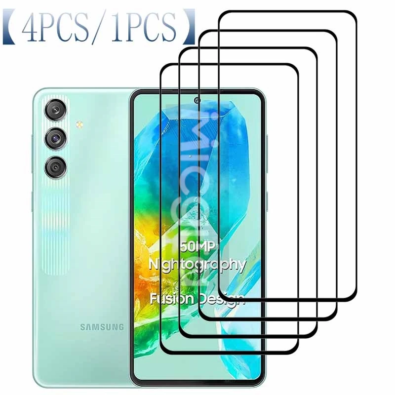

4PCS/1PCS For Samsung galaxy M55S M55 F55 C55 Screen tempered glass 9H Hardness Anti-Scratch Full coverage