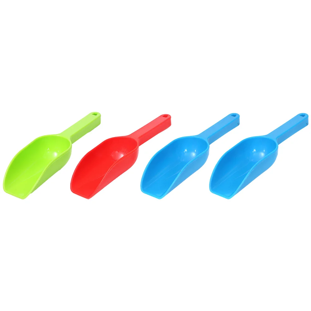4pcs Portable Sand Children Plastic Shovel Outdoor Summer Beach Tools Kids Shovel Summer Beach Shovels Garden Shovels