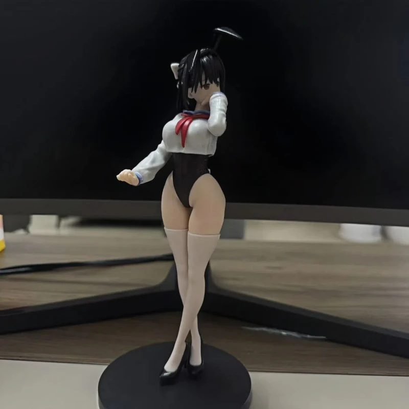 Hot Sale Animation Anime Beautiful Girl Sailor Suit Model Rabbit Girl Toy Hand Operated Case Accessories Desktop Decoration Gift