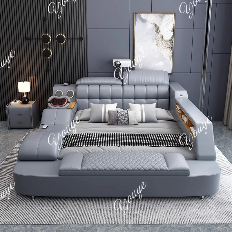 180X200CM double beds monster bed modern style Home furniture complete double bedroom luxury  king sizebed 2 people Single Sun
