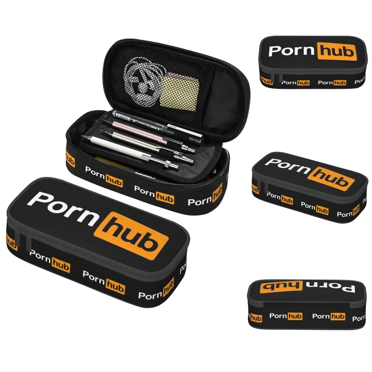 مقلمة Pornhub لهدايا الطلاب صندوق القلم حقيبة أقلام رصاص لوازم القرطاسية حقيبة حامل القلم