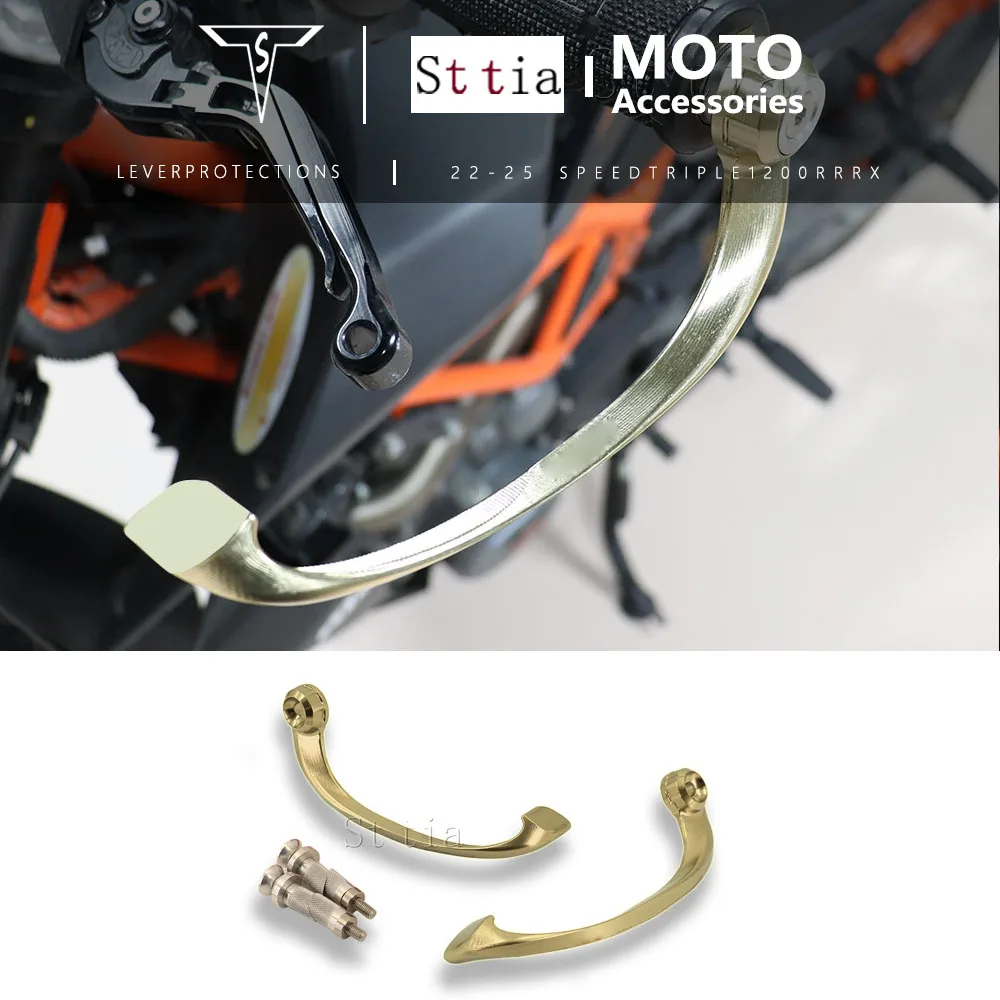 

New Motorcycle Brake Handle Protects For Speed Triple 1200 RR SPEED TRIPLE 1200 RX 2022-2025 CNC Hand Brake Clutch Levers Guard
