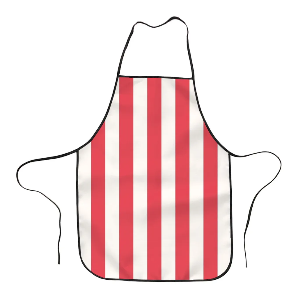 

Moominmamma Apron Inspired Red Stripes Kitchen Aprons for Women Household Cleaning Apron Chefs Cooking Baking Apron for Child