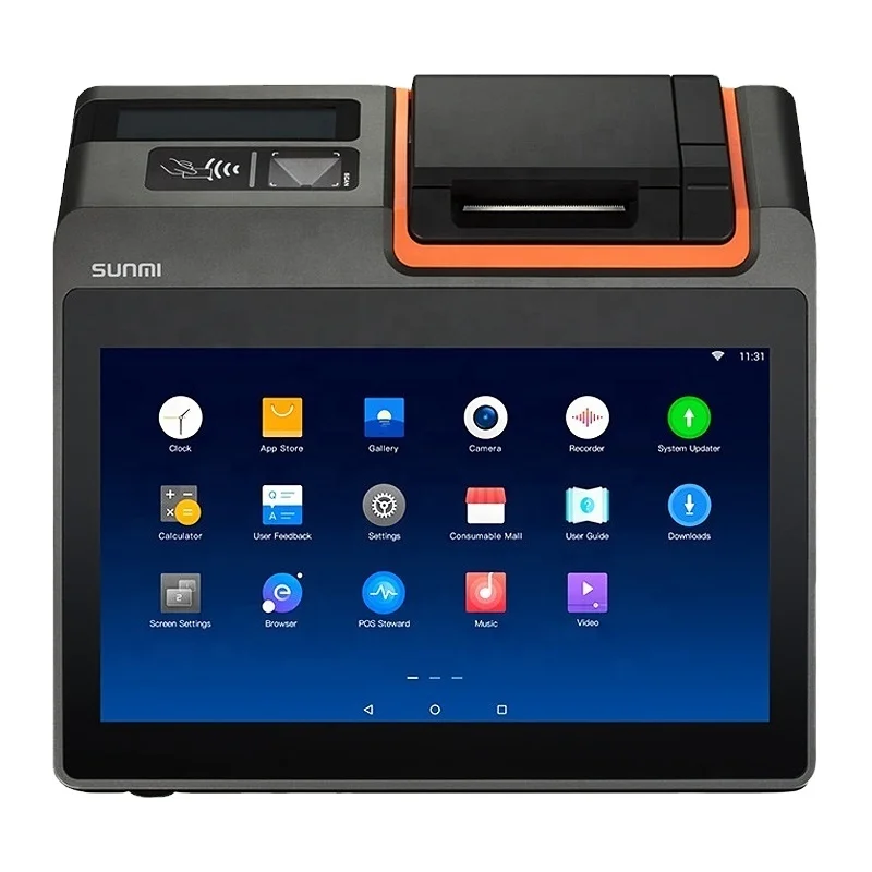 

Cash Register Sunmi T2 Mini Android 7.1 OS IPS Wi-Fi All in One Touch Screen Compact POS Terminal with 80MM Thermal Printer