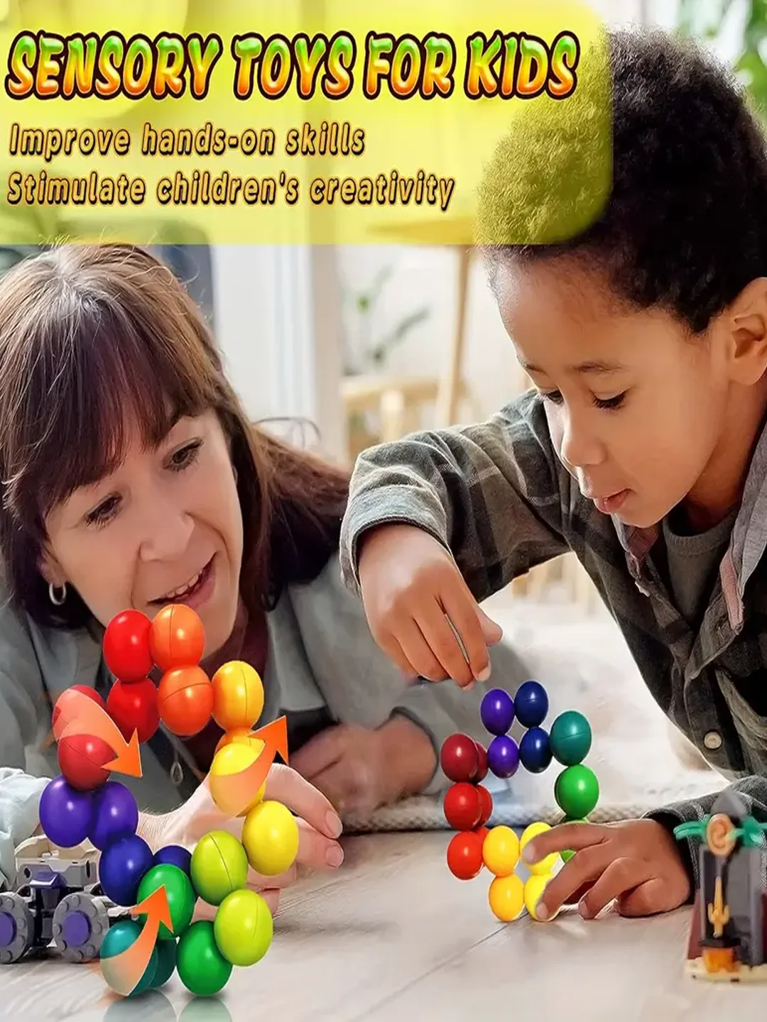 Zabawki sensoryczne dla dzieci z autyzmem, wielofunkcyjna piłka antystresowa, trójwymiarowa kostka Rubika, zabawka antystresowa.