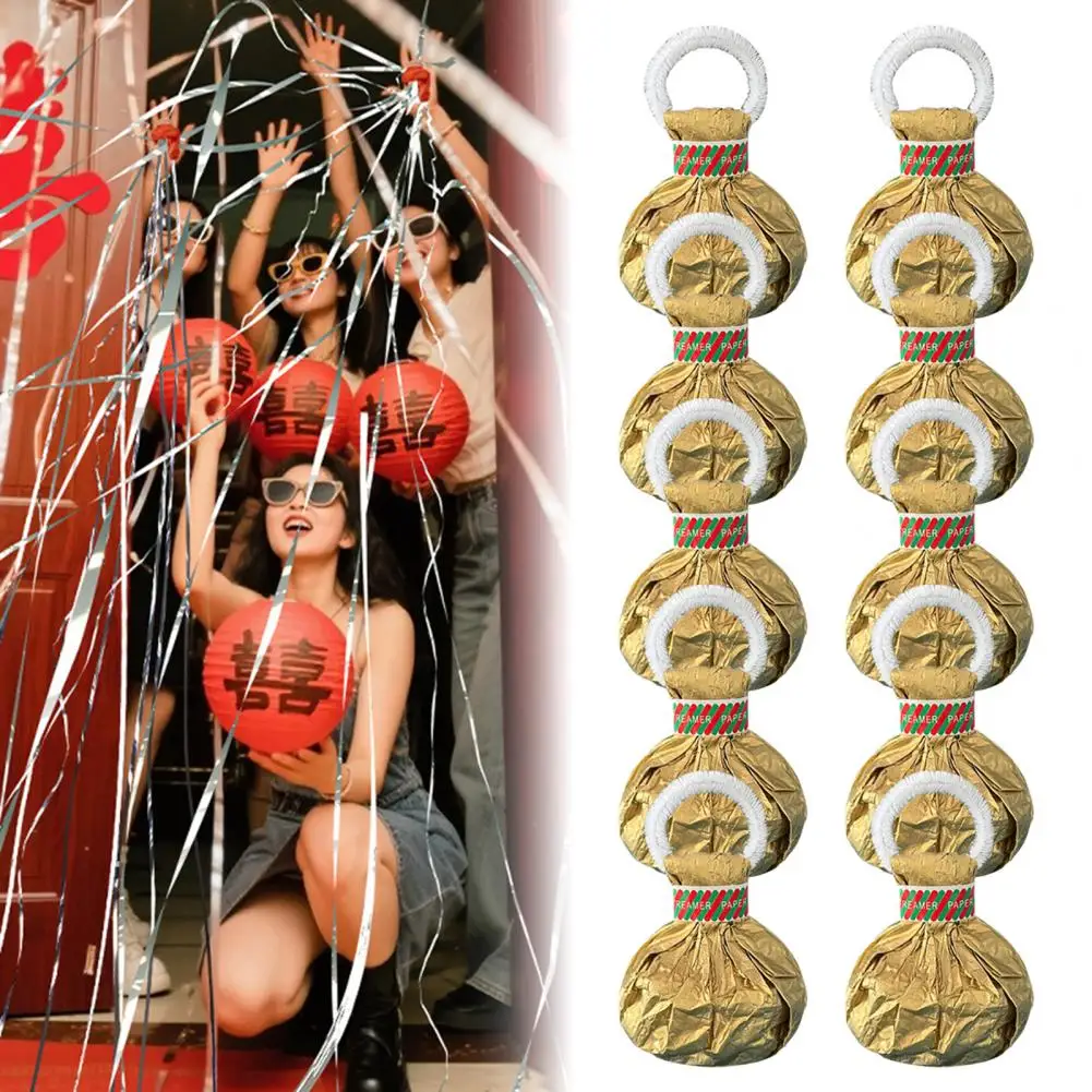 

Tossing Streamers for Celebrations Colorful Confetti Poppers for Halloween Wedding Birthday Celebrations Hand Throw Streamers