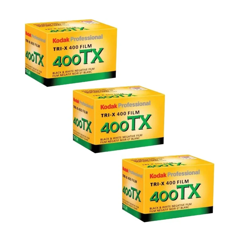 Original Kodak TRI-X 400TX Professional IOS 400 135mm Black & White Negative Film 1-5 Roll (Expiration Date: 2027)