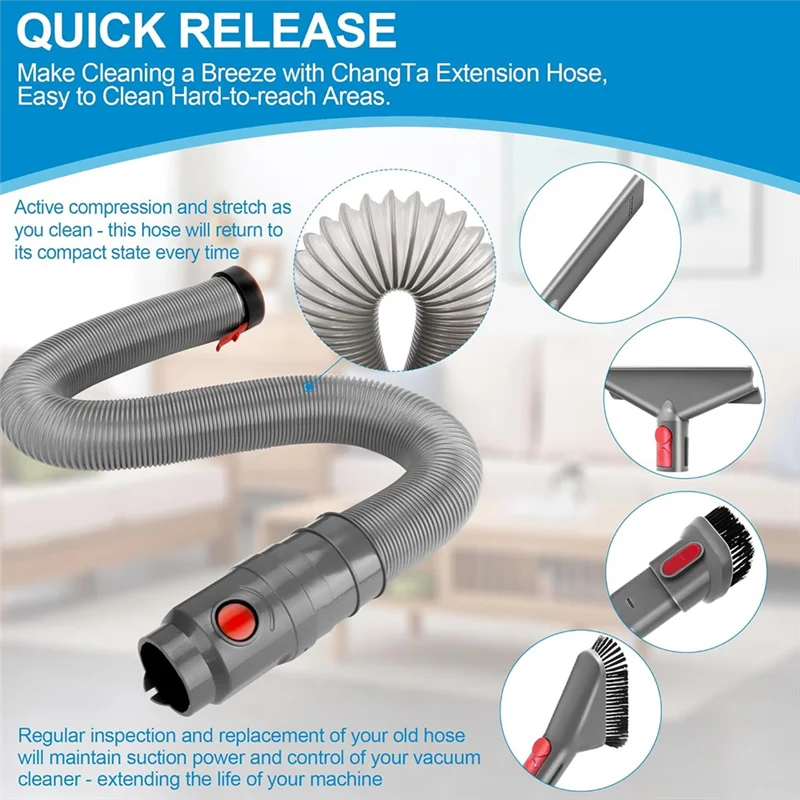 ABYN-مجموعة خرطوم المكنسة الكهربائية لـ Dyson DC40، DC41، DC55، DC65، DC66، DC75 UP13 UP14 UP20 نماذج المكنسة الكهربائية المستقيمة