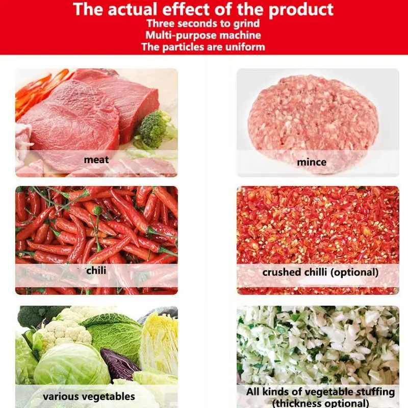 Hot Sale Electric Multifunctional Stuffing Machine vegetable cutting machine Commercial Stainless Steel Stuffing cutting Machine