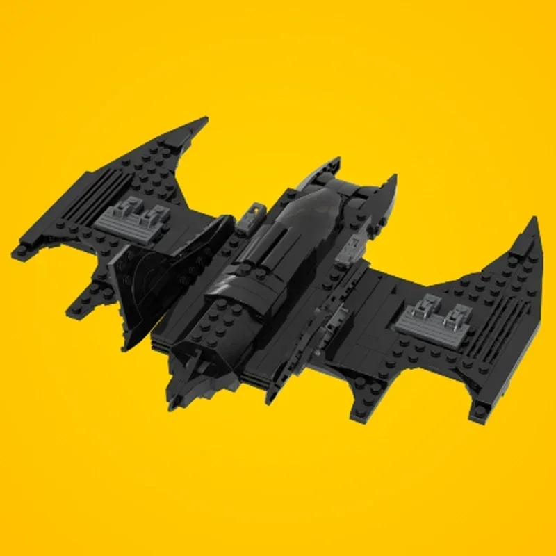 Moc 빌딩 벽돌 유명한 박쥐 영화 모델 슈퍼 Batfighter 기술 모듈 형 블록 선물 어린이를위한 장난감 DIY 세트 조립