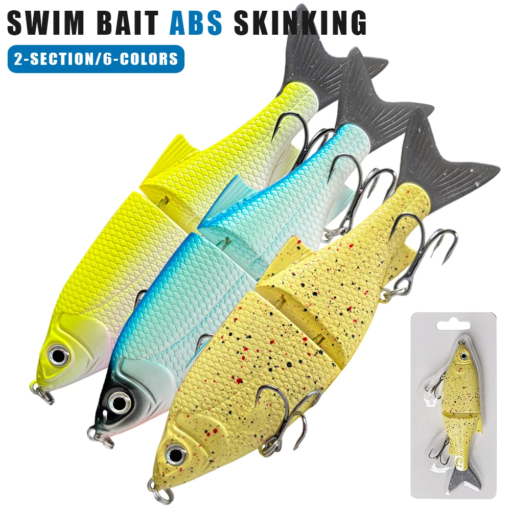 Fishing Lure Popper - Bionic Two-Section Fish Lure, Long-Distance Casting,