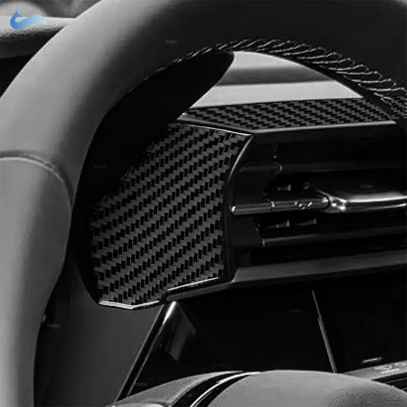 

Car Accessories Dashboard Air Outlet Decorative Sticker For Audi A3 8Y S3 2021 2022 2023 2024 2025 Soft Carbon Fiber Interior