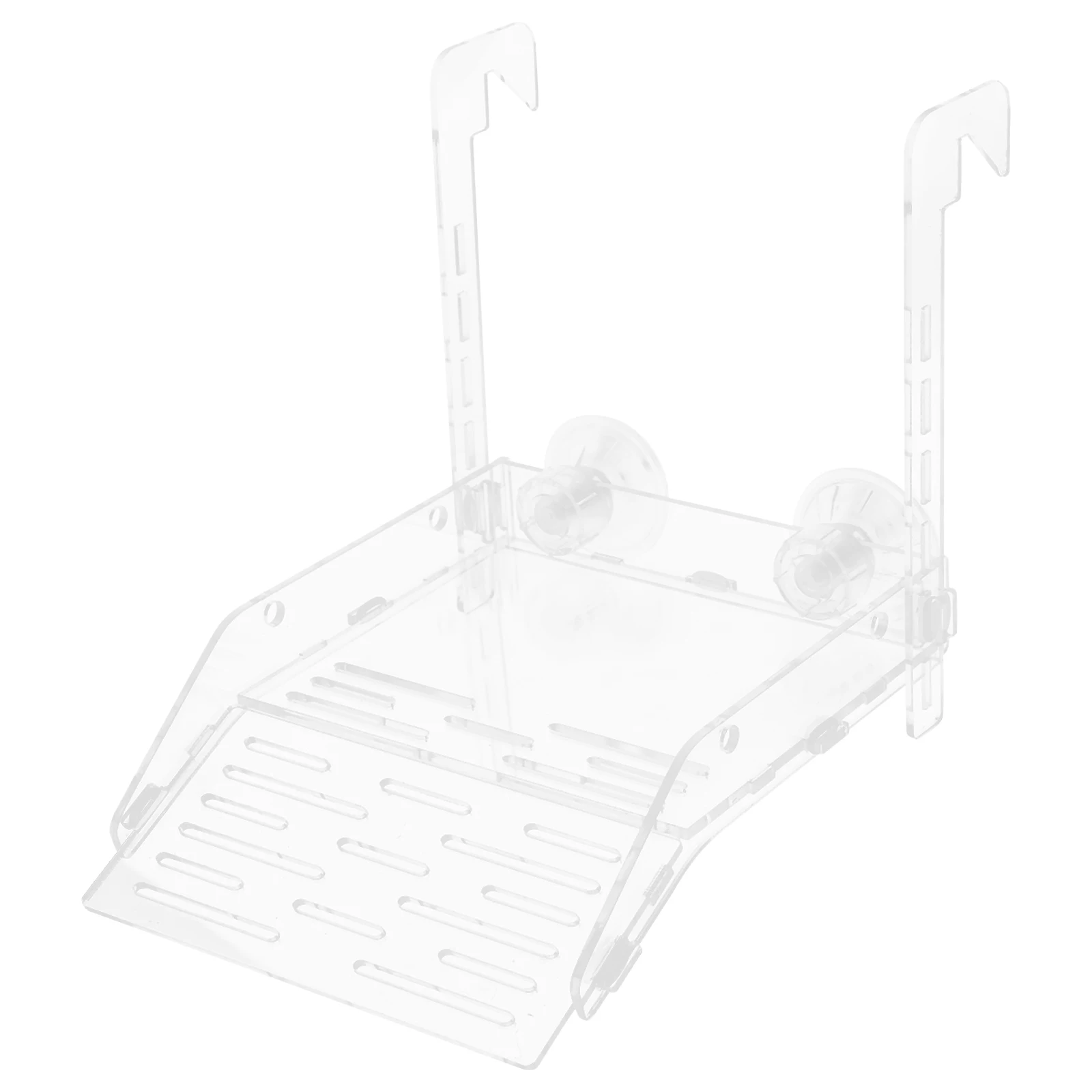 

Turtle Basking Platform Acrylic Floating Rock Terrarium Decor Hanging Multi use Climbing Portable Glass Tank Pet Supplies