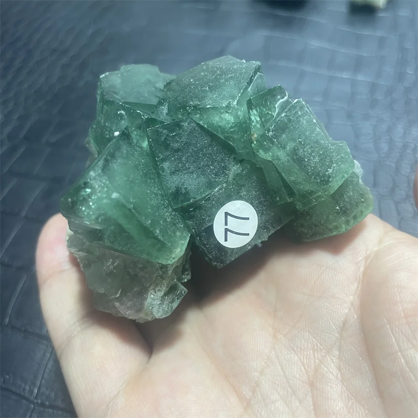 NEW! 100% Natural green fluorite rare octahedral fluorite mineral specimen  cluster Stones and crystals Healing crystal