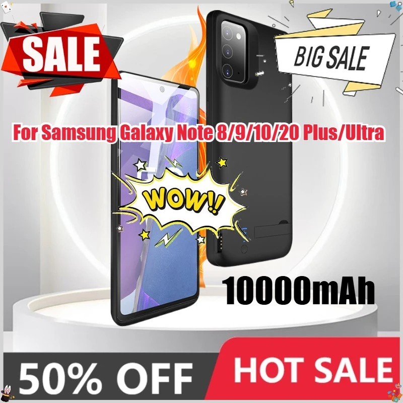 

Portable Battery Charger Case for Samsung Galaxy Note 20 Ultra Note10 Plus Note9/8 Power Bank for Galaxy Note20 Charging Cover