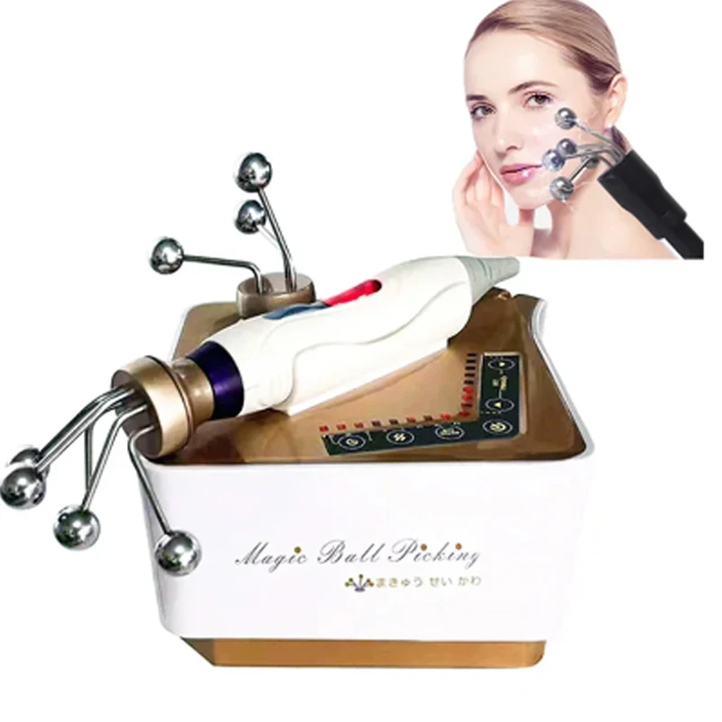 الوجه الجلد رفع الكرة السحرية تدليك الوجه مكافحة الشيخوخة إزالة التجاعيد مكركرنت BIO V شكل الجمال المنزل استخدام آلة العناية بالبشرة #1