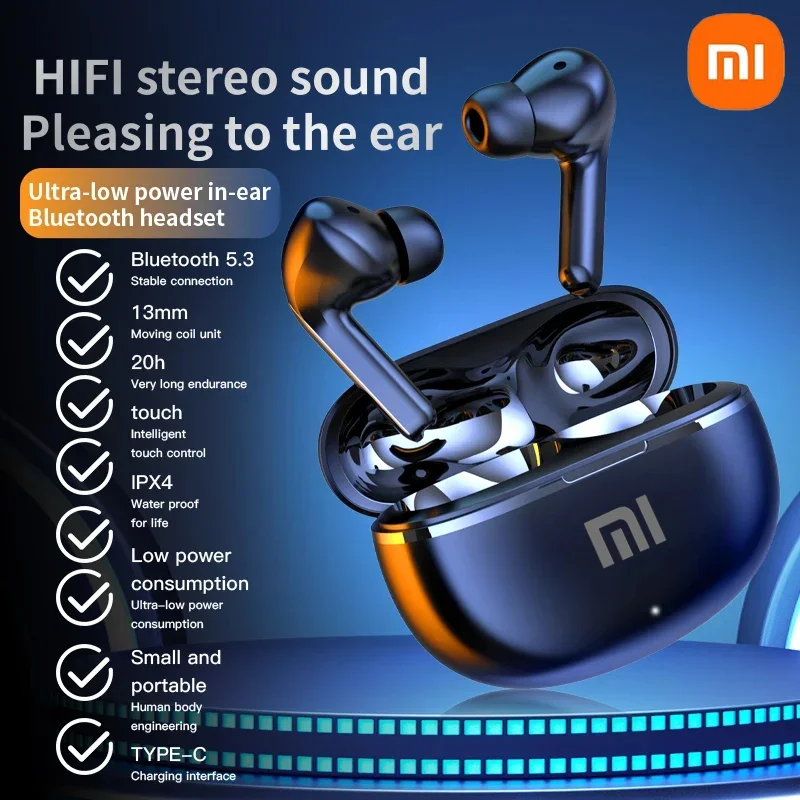 Xiaomi Air 7 Wireless Earphone TWS Bluetooth Headphones Hi-Fi Mic Noise Cancellation Earbuds Waterproof Gaming Sports Headsets