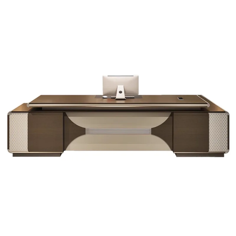 High-end desk boss table high-end atmosphere president class desk light luxury high sense general manager room table