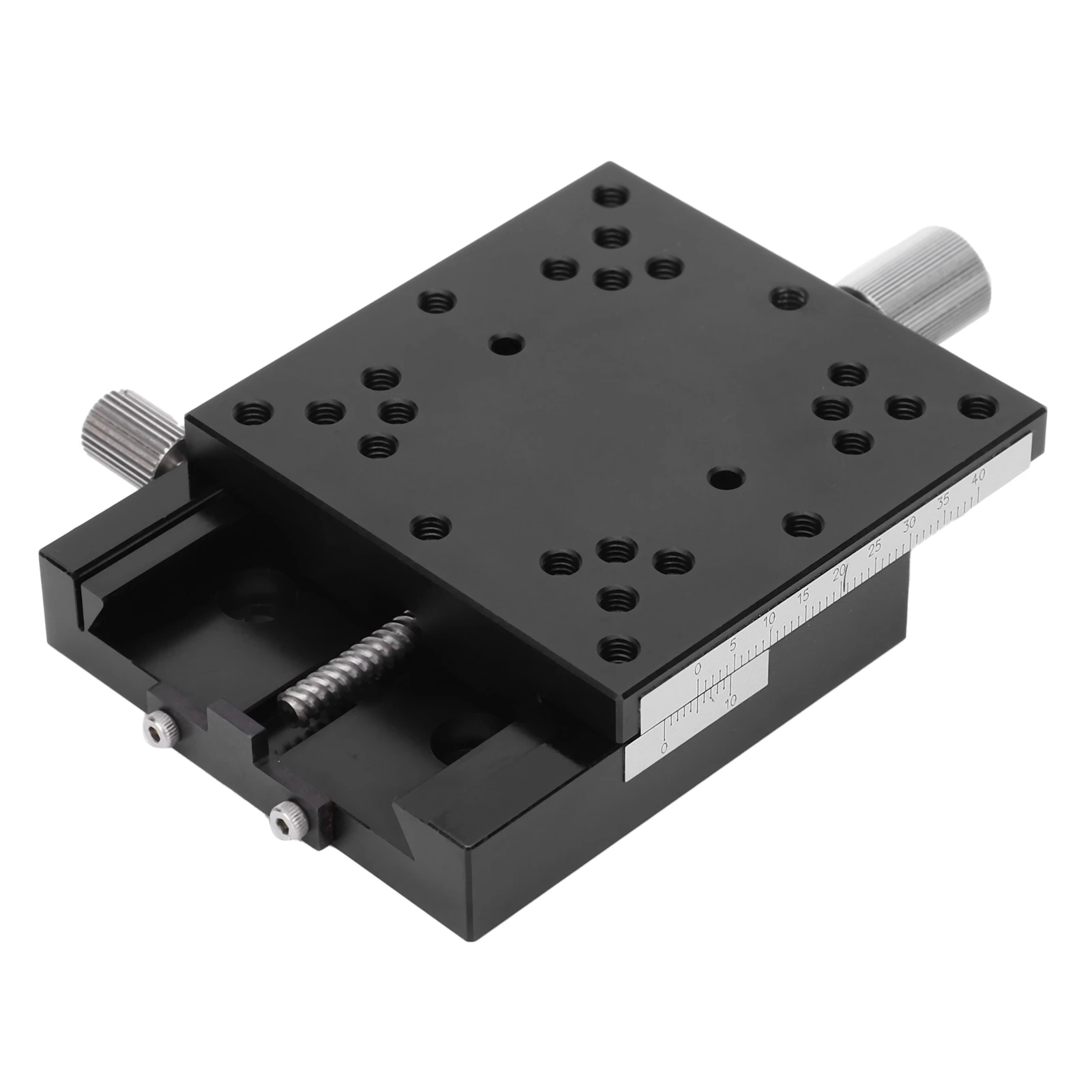 Handmatig glijdend X-glijdende lineaire podium Glijdende lineaire podiumtafel Handmatige aluminiumlegering Hoge nauwkeurigheid voor XSC60