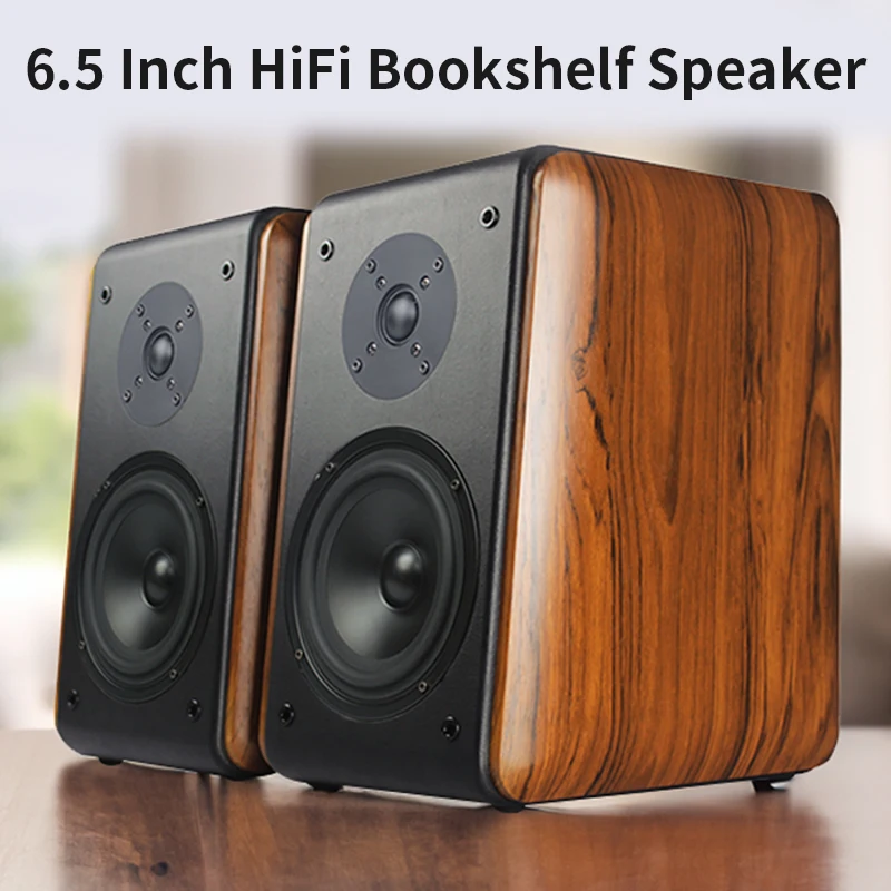 150W 6.5 Inch Bookshelf Surround Passive Speaker Hifi High Fidelity Home Fever Home Theater Speaker Sound Box Desktop Speakers