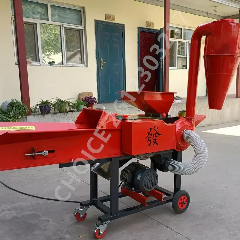 Agricultural Multi Functional Corn Wheat Straw Hay Forage Silage Chopper Chaff Cutter Machine Grass Cutting Crusher Machine