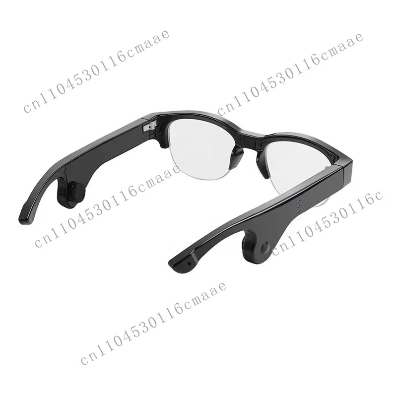 Stylish bone conduction hearing aid glasses for deafness and hearing aids, shipped without batteries