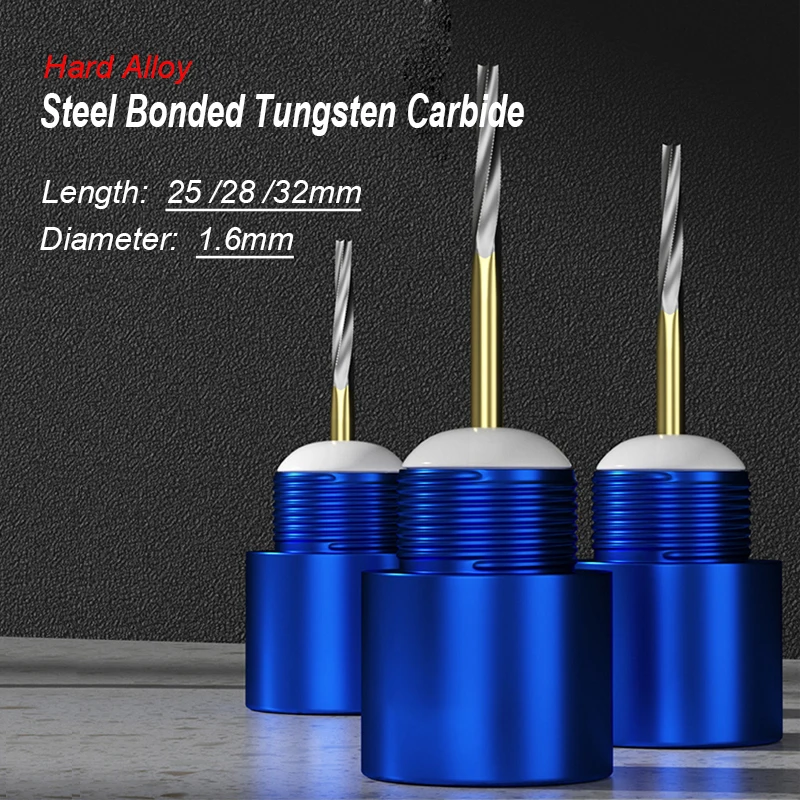 3Pcs SBT Wisdom Tooth Extraction Burs Lengthened 25/28/32mm Steel Bonded Tungsten Carbide Dental Bur Dentist Instrument Drill