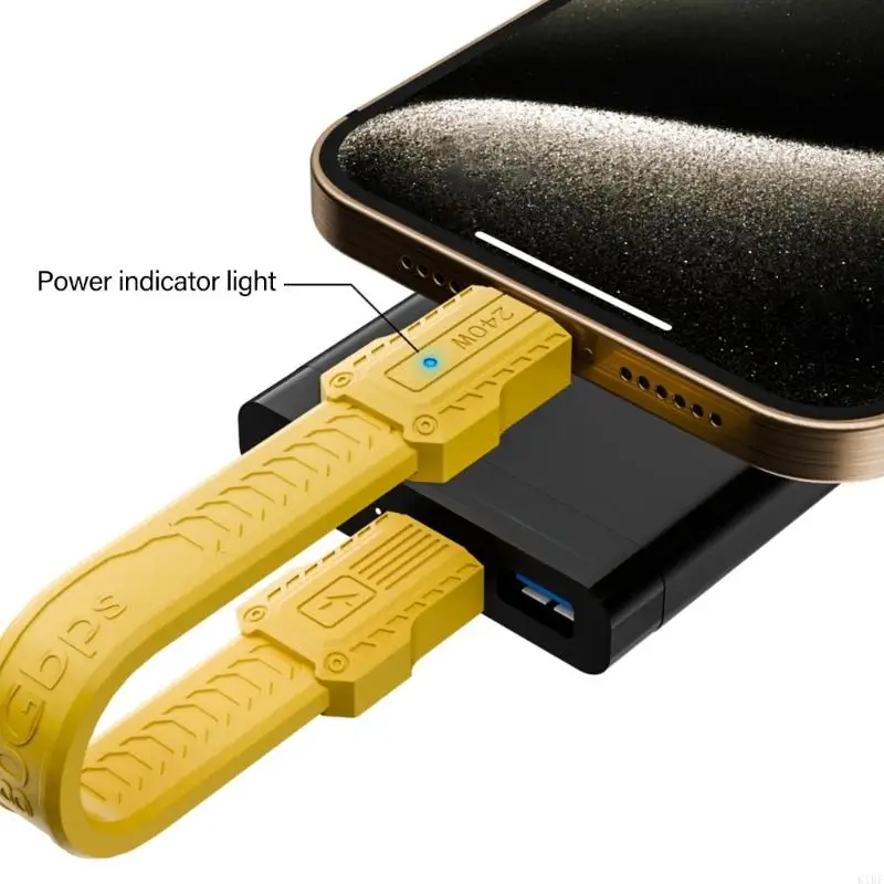 

Fast speed USB4.0 Type C Data Cable 240W Power Delivery 80Gbps Transmission TPE K1KF