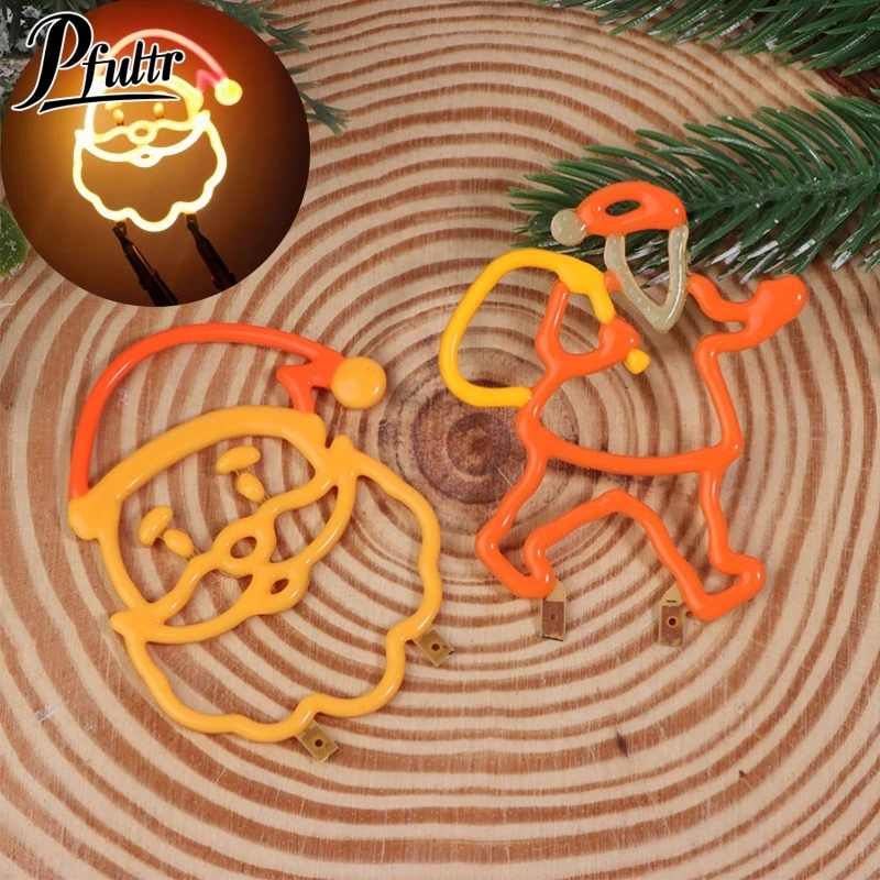 

1Pc 3V Santa Claus LED COB Flexible Filament Candle Diode DIY Christmas Light Holiday Party Home Decoration Light