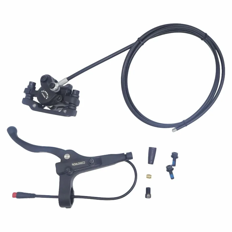 Hydraulic Brakes for Escooter Sensor Magnet Induction Power off Control Design Hydraulic Hose Sizes Can Be Customized