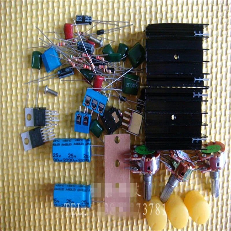 HI-FI TDA2030A Amplifier Kit, DIY 2.0 Amplifier Board, 2*15W, Compatible with LM1875