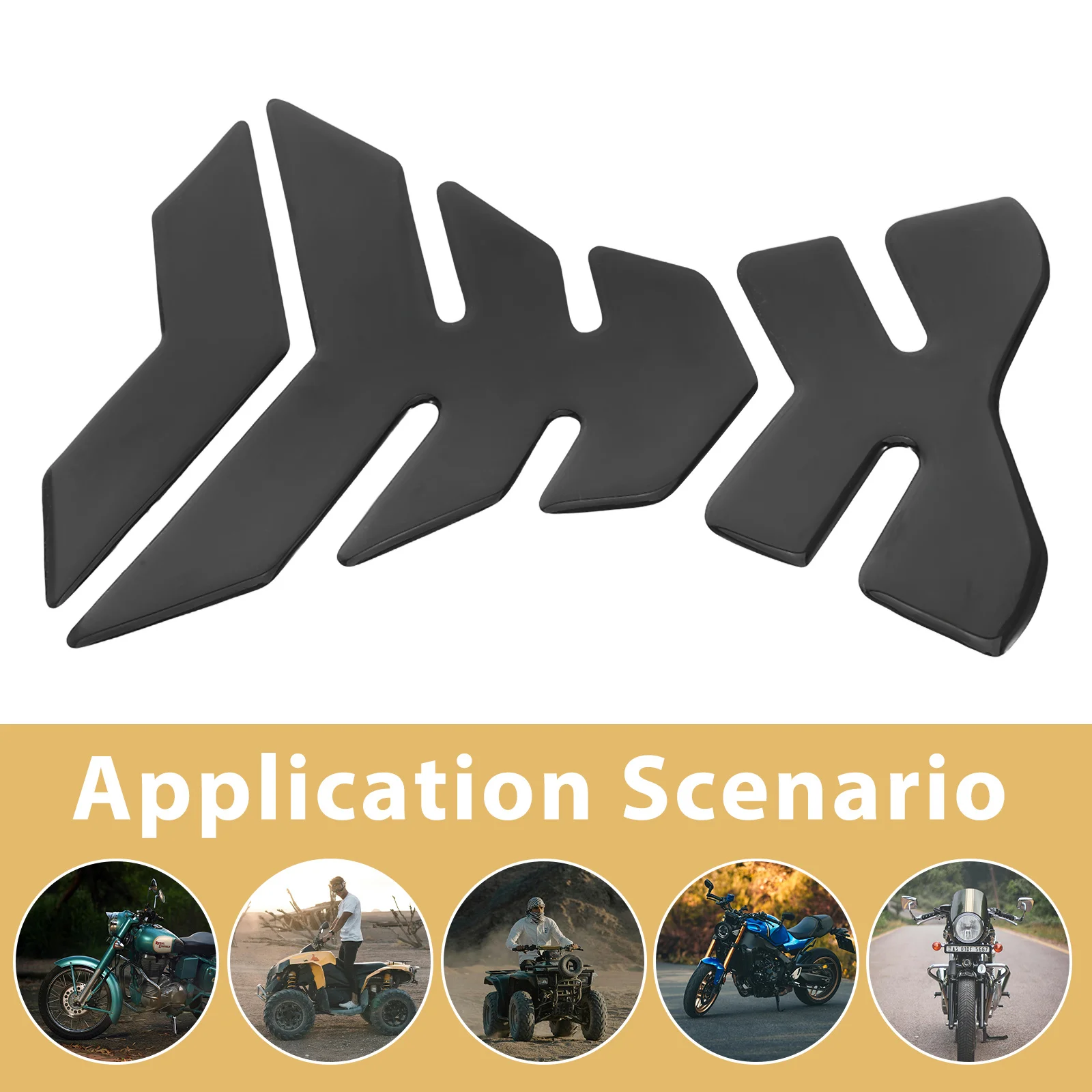 دراجة نارية حامي وسادة مقاومة للخدش المضادة للانزلاق خزان الغاز ملصق دائم جميع الأحوال الجوية خزان وقود السيارة غطاء الديكور