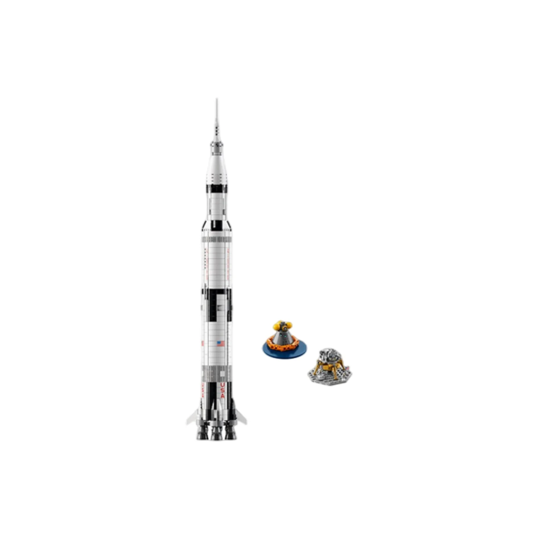 LEGO IDEAS United States NASA, Apollo Saturn V Building Blocks 301 600pcs 92176