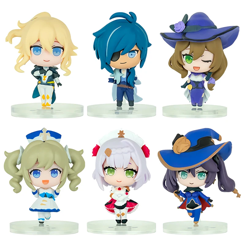 В наличии Genshin Impact Capsule Toys, оригинальные фигурки, модель Kafka Tartaglia Zhongli Xiao Paimon, фигурки Bushiroad Toys