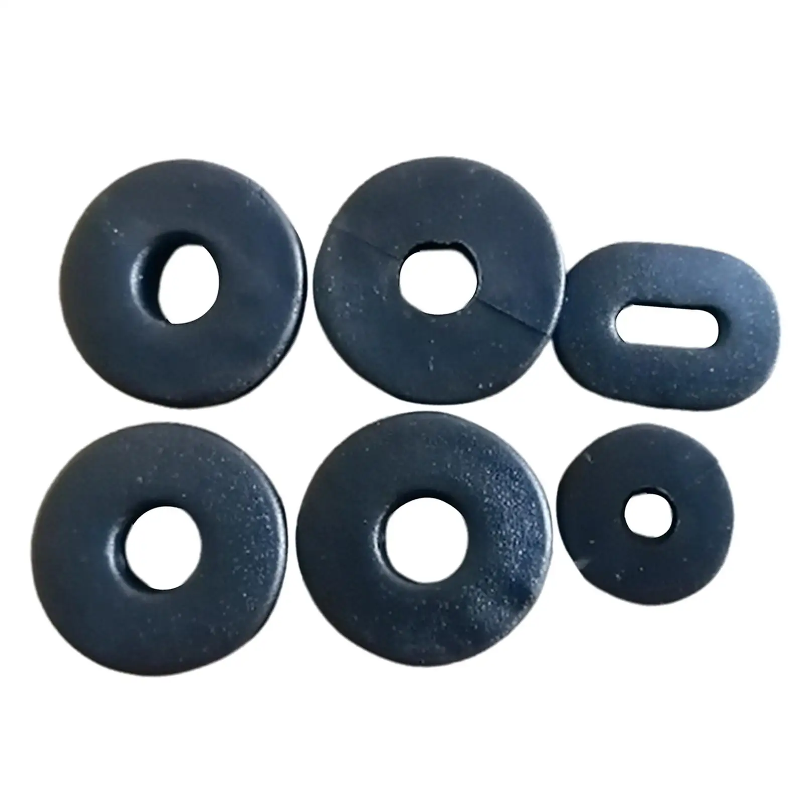 6pcs Performance Rubber Side Cover Grommet Eyelet Ring Replacement for Suzuki GN125 GN125 HJ125 HJ125-K3