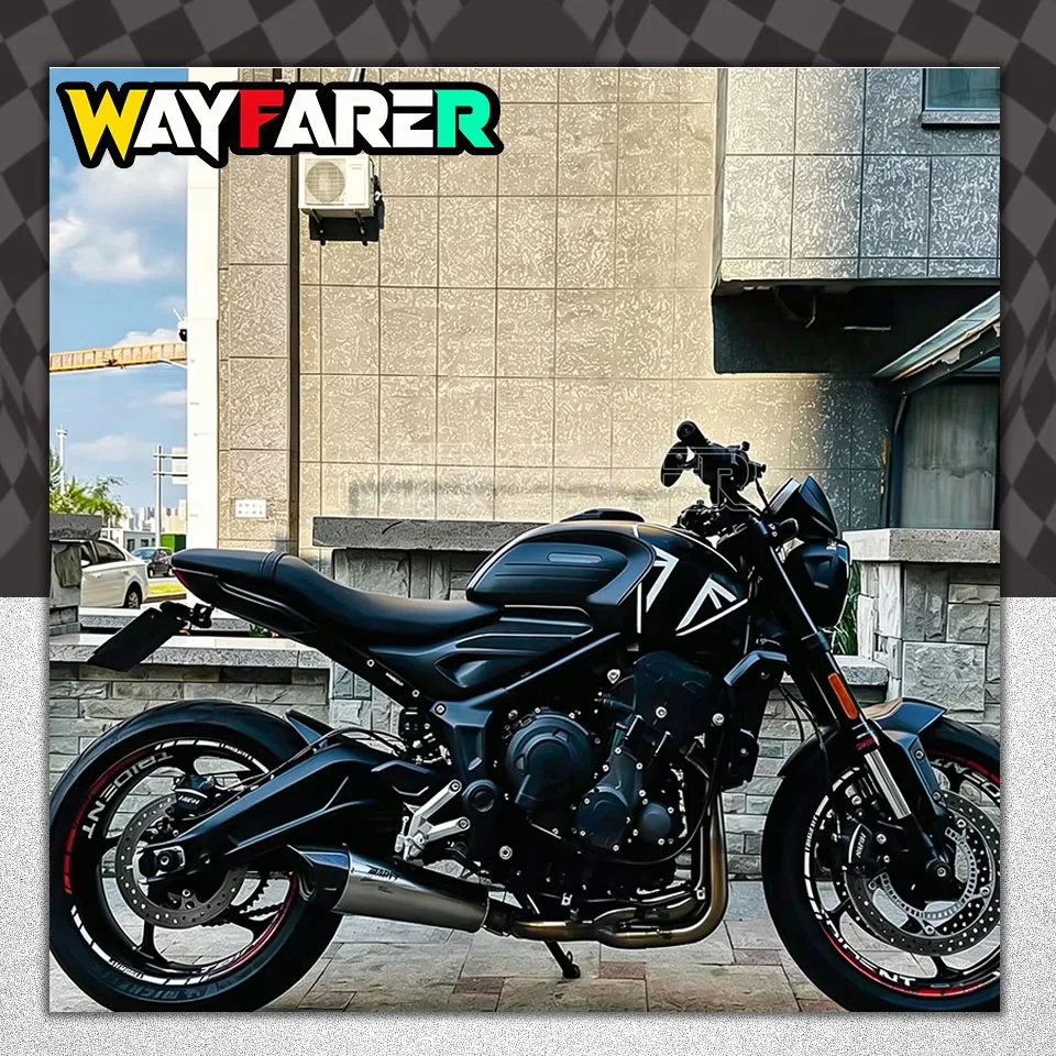 Rear License Plate Holder Bracket Tail Tidy Fender Eliminator Kit For Trident 660 2021-2025 2026 Motorcycle CNC Accessories