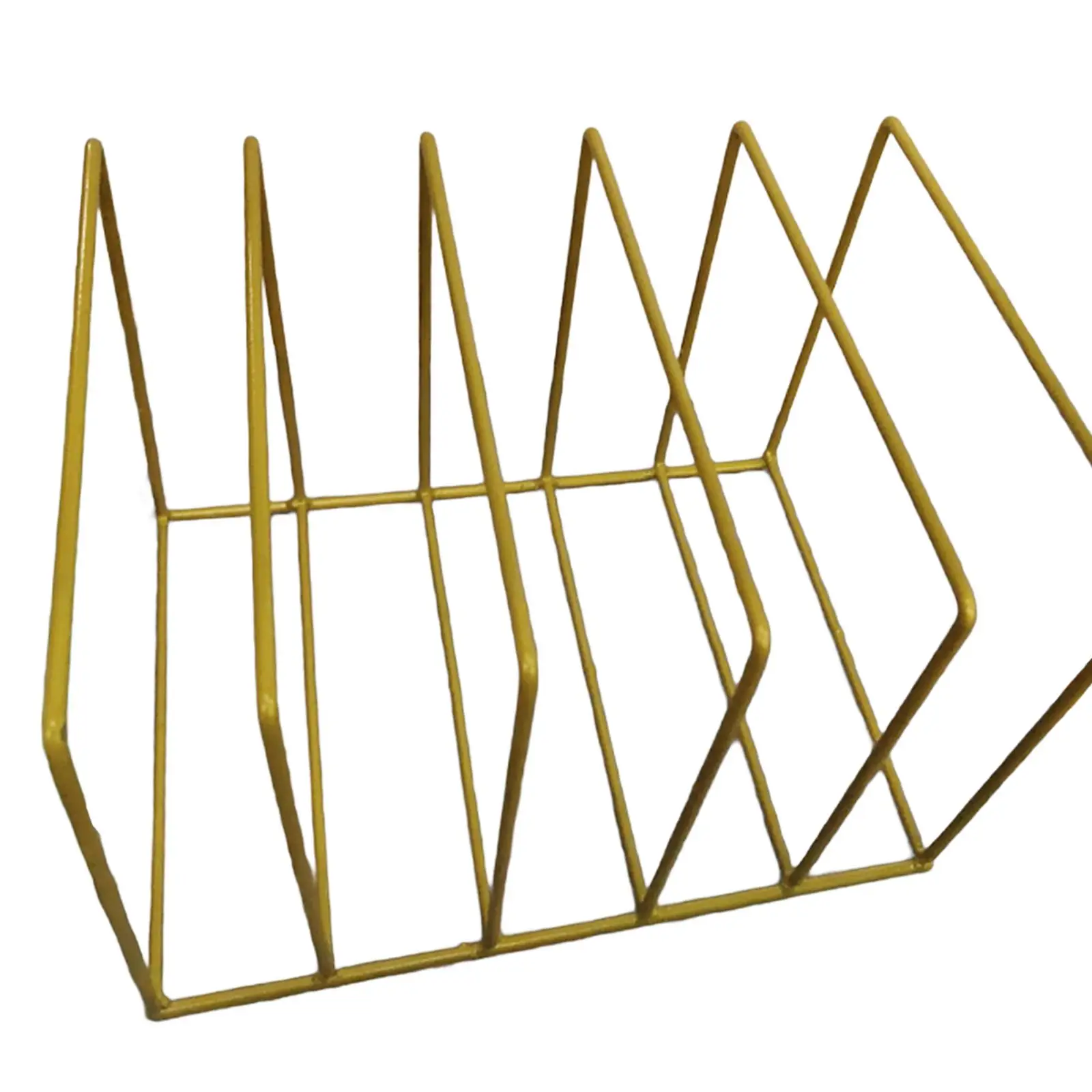 Desk Office Supplies Organizer ,5 Slot Magazine Holder Rack, Multifunction, Vinyl Storage Rack Square File Holder