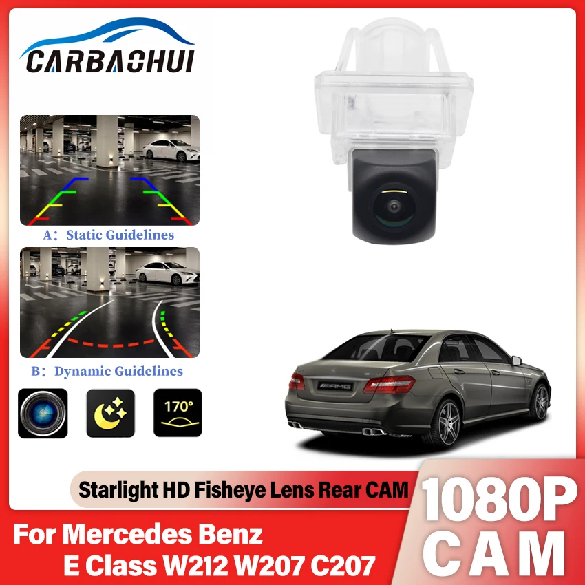 Car Rear View Camera For Mercedes Benz E Class W212 W207 C207  CCD Full HD Night Vision Reverse Camera high quality RCA