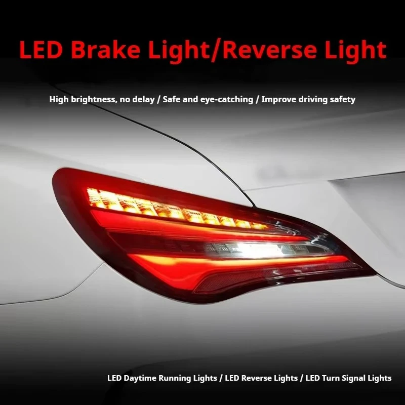 FT Car Lights for Benz CLA W117 C117 Taillights 2013-2019 LED Tail Lamp Dynamic Turn Signal Light Car Taillights Assembly