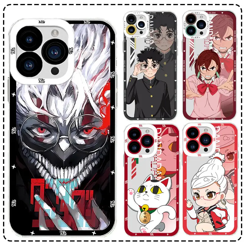 Anime Dandadan Phone Case for Samsung S25 S24 S23 S22 S21 S20 FE Note20 Note10 Plus Ultra Lite 5G Clear Soft TPU Cover