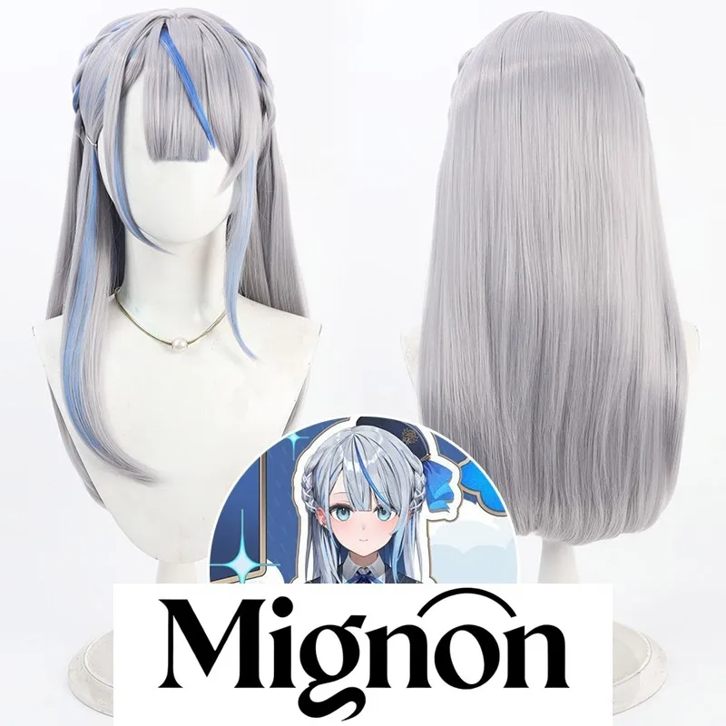 

Парик для косплея VTuber Amami Ruka, подчеркивает кожу головы, подарок на Хэллоуин