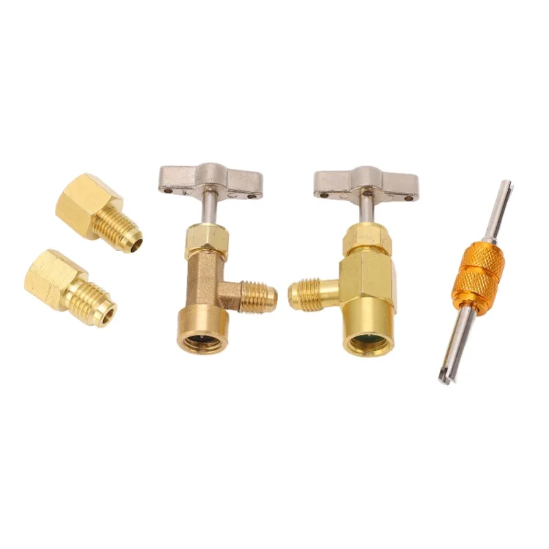valvula-dispensadora-de-laton-autosellante-r134a-tipo-perforacion-con-adaptadores-para-tanques-de-refrigerante-para-aire-acondicionado