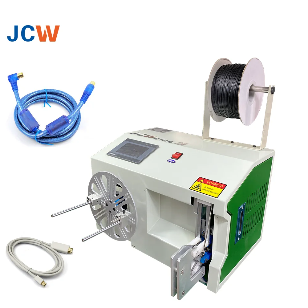 JCW-WB01 Good Price Supply Wire Spool Winding Machine Automatic Cable Winding Tying Machine