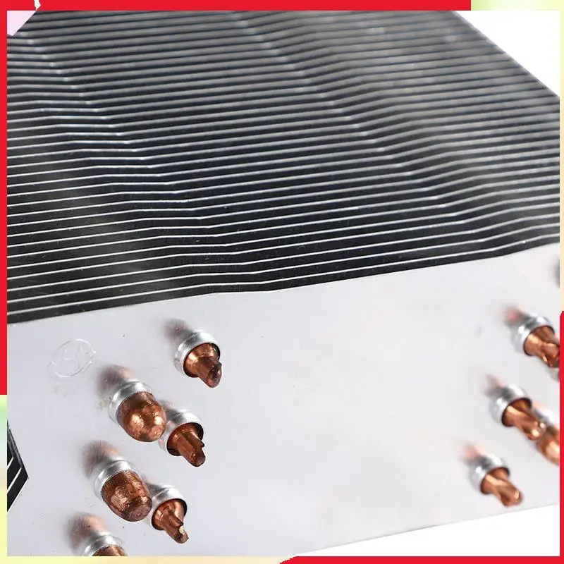 

B18B 2X Fanless CPU Cooler 12Cm Fan 6 Copper Heatpipes Fanless Cooling Radiator For LGA 1150/1151/1155/1156/775 AMD