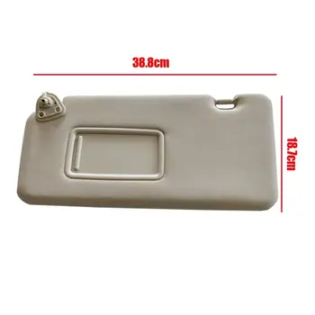 Sluneční clona do auta s kosmetickým zrcátkem pro Nissan Tiida 2004-2012 Versa 2007-2012 pro Renault Koleos 2009-2016 10 nejlepší prodej Sluneční clony pro Nissan Tiida - №1