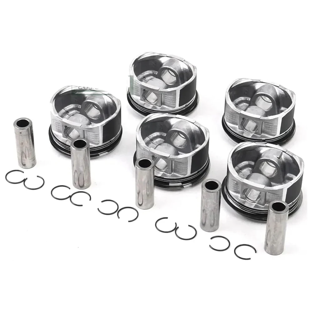 STD Oversize 0.5 Engine Parts Piston & Rings Set Fit 2.5 L T L5 GAS B5254T For Volvo S40 S60 S80 C30 C70 XC90 2.5T 2.5L 30731508